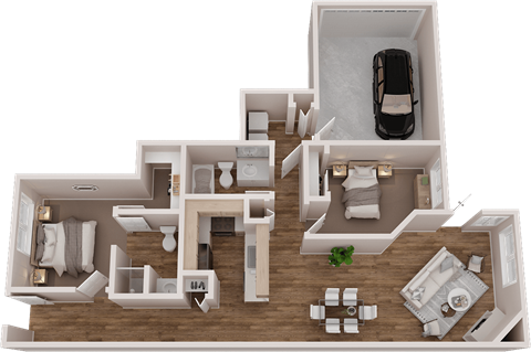 2 bed 2 bath 1012 Square Feet at BELLA SONOMA, Fife Washington